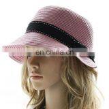 2015 New Fashion England Outdoor Casual Summer Short Brim Cap Women Straw Hat thumbnail-2