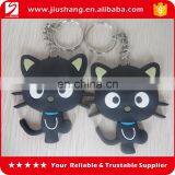 2016 High Quality Personalized Cute Cat Pvc Key Ring for Wholesale thumbnail-1