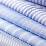 cotton yarn dyed high end dress shirt fabric factory supply  Cotton/poly yarn dyed striped shirt oxford fabric wholesale
