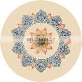Eco Friendly Round Suede Natural Rubber Yoga Mat thumbnail-3