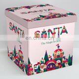 Modern Folding Square PVC Storage Christmas Season Ottoman Bedroom Furniture Stool Foldable thumbnail-6