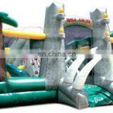 Dinosaur Jurassic Themed Adventure World Bouncer Jumping Castle Inflatable Park Playground thumbnail-5