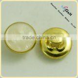 Metal Button With Mother of Pearl for Sewing