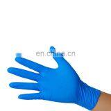 nitrile powder free blue gloves medical disposable hand gloves nitrile