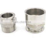 Sanitary Stainless Steel Tri Clamp Hexagonal Male Thread Ferrule Adapter thumbnail-5