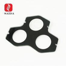 Customzied 3mm 4mm 5mm Black Ceramic Silkscreen Printing Toughened Glass for Architectual Lighting thumbnail-1