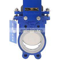 Bundor 6 Inch Wafer Knife Gate Valve Price Slide Knife Gate Valve With Handwheel thumbnail-2