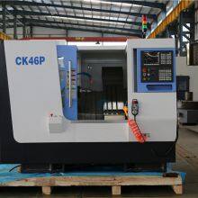 CK46P High Speed High Precision Automatic CNC Slant Bed Linear Rail Lathe Machine thumbnail-2