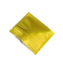 7.5*6.5cm colored gold mylar foil zip mini bag pouch