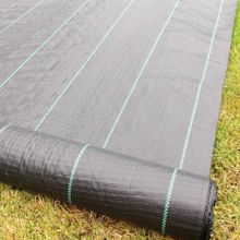 Agricultural Greenhouse Black Weed Control Fabric Mat Plastic PP Anti Weed Agro Weed Control Barrier PP Woven Weed Mat