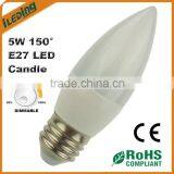 220V 5W E27 LED Candle Bulb Dimmable thumbnail-1