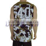 Good Quality Sleeveless China Custom Basketball Uniforms for Men thumbnail-4