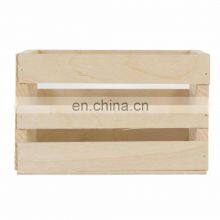 6 Bottle Wooden Wine Crate Wooden Vegetable Storage Box thumbnail-3