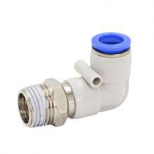 SMC Standard KSL Series Pneumatic Connector Elbow Threaded High Speed Rotary One-touch Fittings thumbnail-2