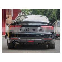 S5 2020-2022 Carbon Fiber KB Style Diffuser for Audi A5 S5 RS5 Diffuser With Light for Audi 2020 2021 2022 thumbnail-2