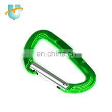 2200kg/4800lbs High Quality D-shaped Ring Black Gold Rock Climbing Quick Link Clip Locking Custom Logo Carabiner Hook thumbnail-3