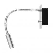 Meanyee Wall Reading Lamp Headboard Bedside Light With Twist Switch/Dimmable/Adjustable Arm/Embedded/Brushed Nickel/3000K LED/MY-WN065 thumbnail-5