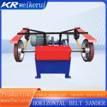Safe and reliable dual station sanding and polishing belt grinder machine