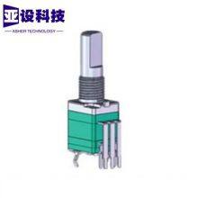 9mm Vertical Half Shaft Single Gang Potentiometer Knob Adjustable Resistance With Switch