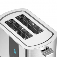 Tenfly Stainless Steel Toaster Factory Custom, Home Use 2 Slices Bread Toaster, Touch Screen Breakfast Sandwich Maker thumbnail-4