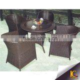 High Class Outdoor Garden Rattan Wicker Outdoor Coffee Chair and Table PE Rattan Leisure Furniture