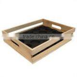 Natural Wood Wooden Serving Tray Wholesale thumbnail-6
