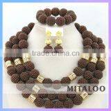 Mitaloo New Arrival Jewelry Set African Beads Jewelry Sets For Wedding Party MT0001 thumbnail-6