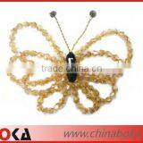 Fashion Butterfly Beaded Rhinestones Headband/clothing Patch thumbnail-1