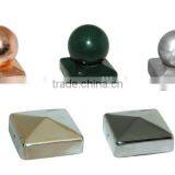 Top Sale 121x121mm Orbicular Shape Aluminum Fence Post Cap thumbnail-4