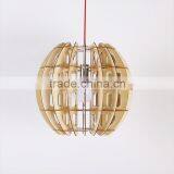 LED Pendant Light JK-8005B-35 Modern Wooden Shade Pendant Light for Indoor thumbnail-3