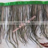 Wholesale Natural Craft Feather Ostrich Feather Trim On Ribbons Feather For Sale