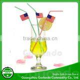USA Flag Plastic Cocktail Decorative Drinking Straw thumbnail-1