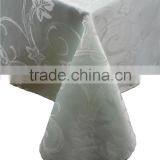 Hot Sale 100% Polyester Dinning Jacquard Design Custom Tablecloth