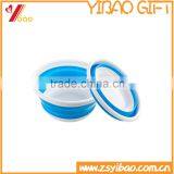 Customed Foldable Silicone Bathroom Hand Washing Basins thumbnail-1