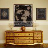 Wood Painting Modern Canvas Wall Art Living Room Decoration MDF Prints thumbnail-1