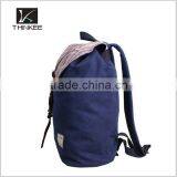 Khaki Canvs School Backpack Sports Bag for Girls thumbnail-6