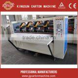 Slitter scorer machine for corrugated cardboard making production line