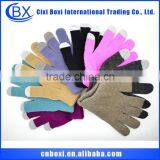 2014 Best Sale Christmas Gift Custom Acrylic Glove,knitted Finger Touch Screen Gloves thumbnail-1