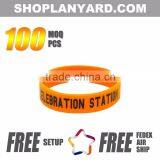 Custome Imprinted Silicone Wristbands For Promotions thumbnail-3