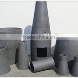 Silicon carbide ceramic wear liner for mining machine