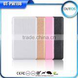 Ultra Thin Leather Cover Smart Power Bank Charger 8000mah Quality Choice
