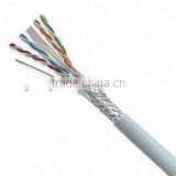 4*2* 0.57BC & CCA FTP CAT6 cable pass test 305M braiding cable