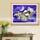 Good Promotion Handmade Counted Cross Stitch Kit Baby Tiger Design 44*33cm Home Decoration Embroidered Cloth Livingroom Gift thumbnail-1