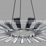 Trapezoidal LED Edge-lit Large Chandelier With Up and Down 30 Lighting Fixture thumbnail-4
