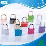 AJF New Arrival High Quality Electrophoresis Pink Color Square Love Lock With Key Nice for Anniversaries thumbnail-5
