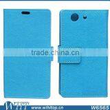 Phone Accessories Luxury Wallet Leather Flip Case for Sony Xperia Z4 Compact thumbnail-6