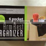 6 Pocket Arm Rest Organizer and Sofa Table Top Organizer Caddy Storage thumbnail-1