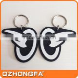 2015 China Supplier Double Sides 3D Soft PVC Keyring