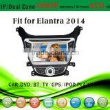 Car Dvd Vcd cd Mp3 Mp4 Player Fit for Hyundai Elantra 2014 With Radio Bluetooth Gps tv Pip Dual Zone