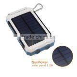Waterproof Solar Power Bank 8000mAh With Dual Output thumbnail-3